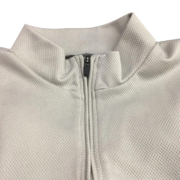 NIKE ACG Women Dri Fit Base Layer Silver Gray 1/4 Zip Mock Pullover M 8-10 - Picture 5 of 14